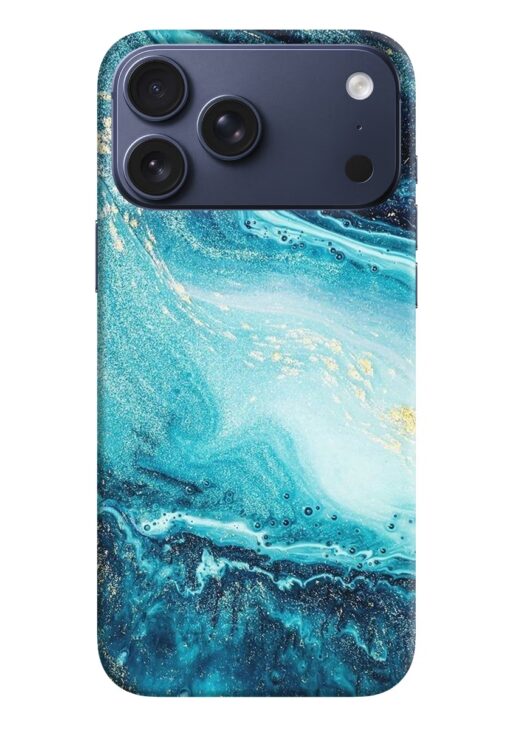 Azure Glitter Marble Luxe Case